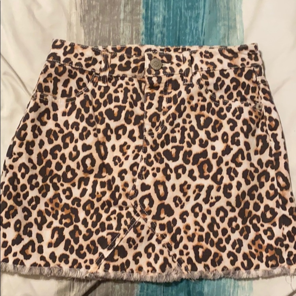 Justice Girls Animal Print Skort